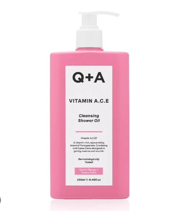 Q+A Vitamin A C E Shower Oil 250ml